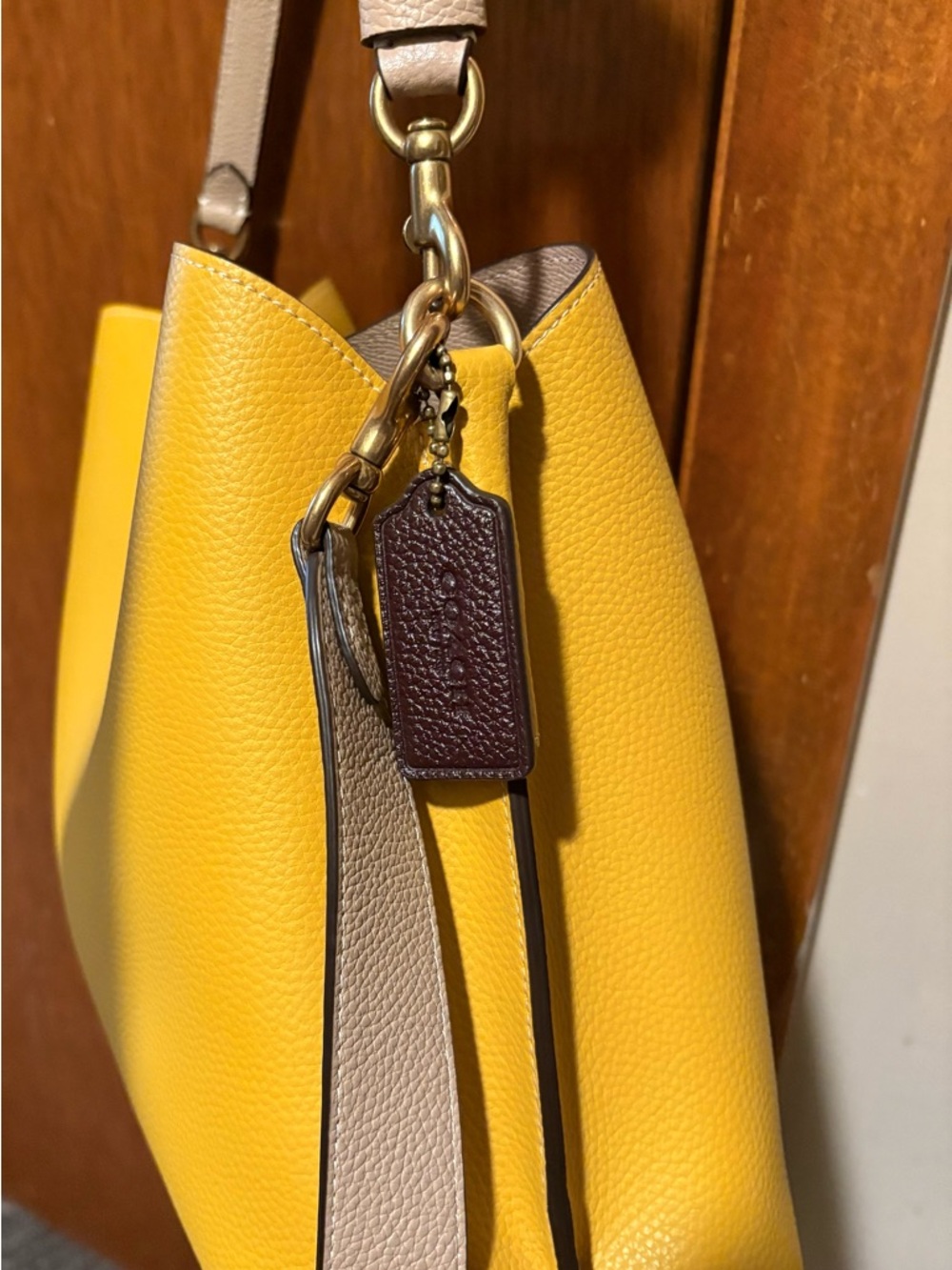 Coach Willow Bucket Crossbody Bag Purse Colorblock Authentic - Picture 8 of 8